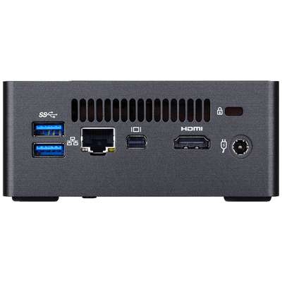Sistem Mini GIGABYTE BRIX, Kaby Lake i3-7100U 2.4GHz, 2x DDR4 32GB max, m.2, HDD 2.5 inch, Wi-Fi, Bluetooth, HDMI, Mini DisplayPort, USB 3.1