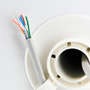 Cablu 4World UTP, 4x2, cat. 5e, cablu litat, colac, 305m, gri