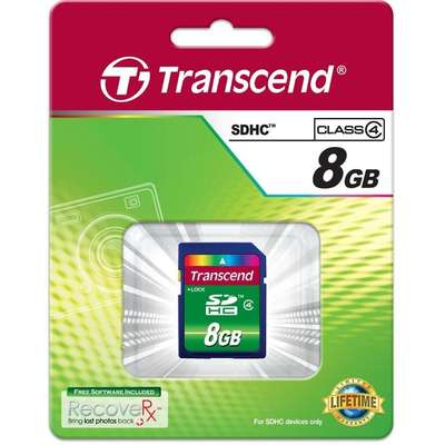 Card de Memorie Transcend SDHC 8GB Class 4