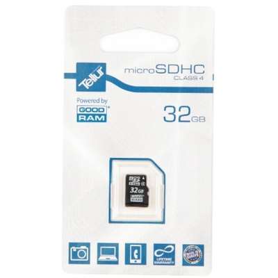 Card de Memorie Tellur Micro SDHC 32GB Clasa 4