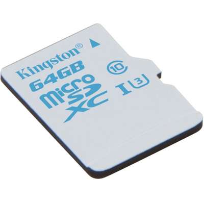 Card de Memorie Kingston Micro SDXC Action Camera 64GB Clasa 10, UHS-I U3