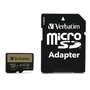 Card de Memorie VERBATIM Pro+ Micro SDXC 64GB Clasa 10 + Adaptor SD