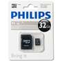 Card de Memorie Philips Micro SDHC 32GB Clasa 4 + Adaptor SD