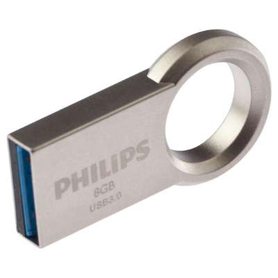 Memorie USB Philips Circle Edition 8GB USB 3.0, Metalic