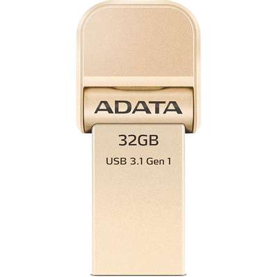 Memorie USB ADATA AI920 32GB Lightning/USB 3.0 Gold