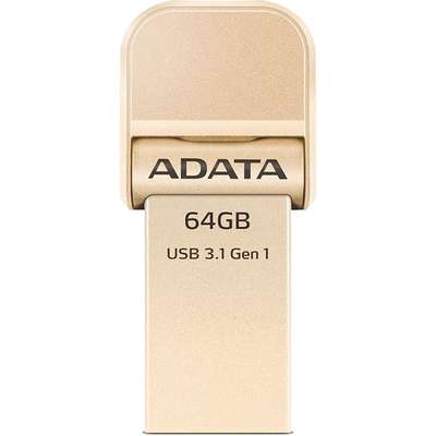 Memorie USB ADATA AI920 64GB Lightning/USB 3.0 Gold