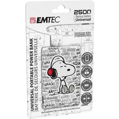 Emtec Power Essentials 2500 mAh Penauts 1 Uni