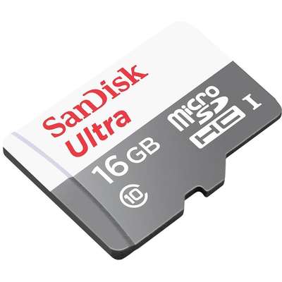 Card de Memorie SanDisk Micro SDHC Ultra 16GB UHS-I Class 10 48 MB/s + Adaptor SD