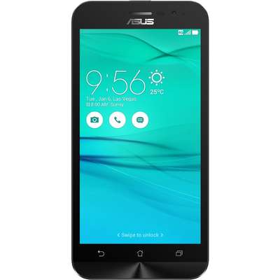 Smartphone ZenFone Go ZB500KL, Quad Core, 16GB, 2GB RAM, Dual SIM, 4G, Black - service autorizat ASUS