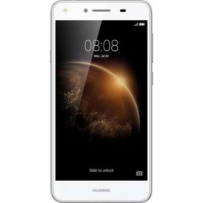 Smartphone Huawei Y6 II Compact, Quad Core, 16GB, 2GB RAM, Dual SIM, 4G, White