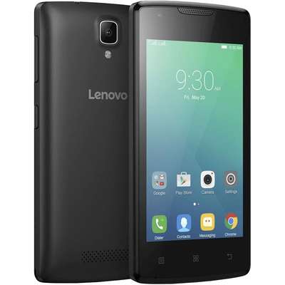 Smartphone Lenovo Vibe A, Quad Core, 4GB, 512MB RAM, Dual SIM, 3G, Black