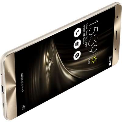Smartphone Zenfone 3 Deluxe ZS570KL, Octa Core, 256GB, 6GB RAM, Dual SIM, 4G, Glacier Silver - service autorizat ASUS