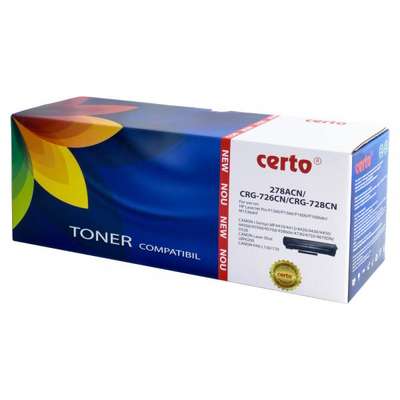 Toner imprimanta CERTO Compatibil NEW CE278A/CRG-726/CRG-728 2,1K HP LASERJET PRO P1566