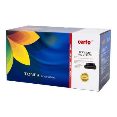 Toner imprimanta  COMPATIBIL CERTO NEW CE505X/CRG-719H 6,5K HP LASERJET P2055