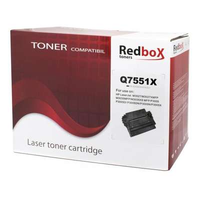 Toner imprimanta Redbox Compatibil Q7551X 13K HP LASERJET P3005
