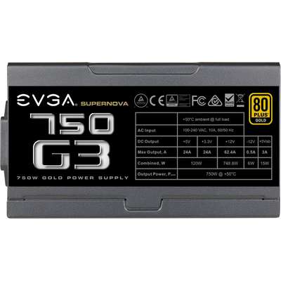 Sursa PC EVGA SuperNOVA G3, 80+ Gold, 750W