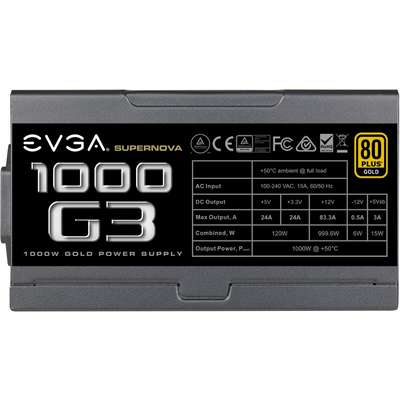 Sursa PC EVGA SuperNOVA G3, 80+ Gold, 1000W