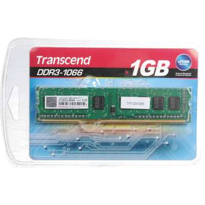 Memorie RAM Transcend 1GB DDR3 1066MHz CL7