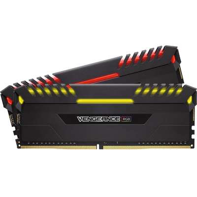 Memorie RAM Corsair Vengeance RGB LED 16GB DDR4 2666MHz CL16 Dual Channel Kit