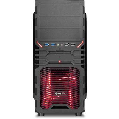 Carcasa PC Sharkoon VG4-W Red