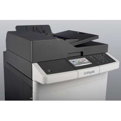 Imprimanta multifunctionala Lexmark CX410E, laser, color, format A4, fax, retea