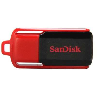 Memorie USB SanDisk Cruzer Switch 16GB USB 2.0 negru rosu