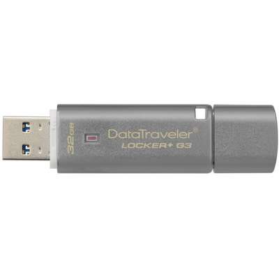 Memorie USB Kingston DataTraveler Locker+ G3 32GB cu criptare hardware USB 3.0