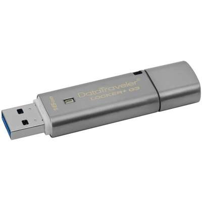 Memorie USB Kingston DataTraveler Locker+ G3 16GB cu criptare hardware USB 3.0