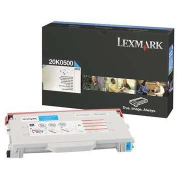 Toner imprimanta CYAN 20K0500 3K ORIGINAL LEXMARK OPTRA C510