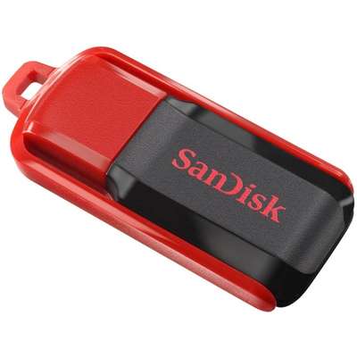 Memorie USB SanDisk Cruzer Switch 8GB USB 2.0 negru rosu