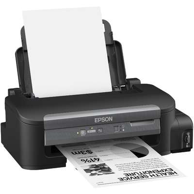Imprimanta Epson WorkForce M100, InkJet, Monocrom, Format A4, Retea