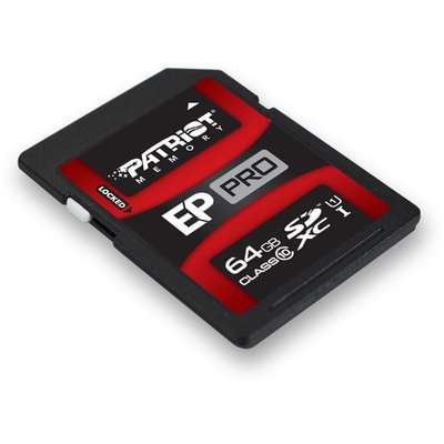 Card de Memorie Patriot SDXC EP Pro 64GB UHS-I Class 10