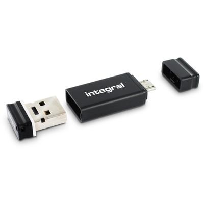 Memorie USB Integral Fusion 4GB plus adaptor OTG, Retail