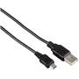 HAMA USB Male la microUSB Male, 1 m, Black, 106618
