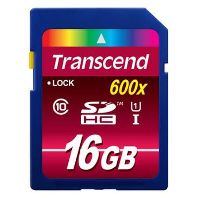 Card de Memorie Transcend SDHC 16GB 600X Class 10 UHS-I