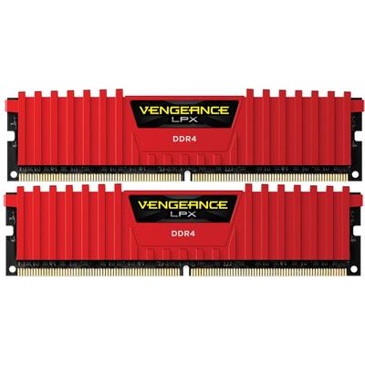 Memorie RAM Corsair Vengeance LPX Red 16GB DDR4 2400MHz CL14 Dual Channel Kit