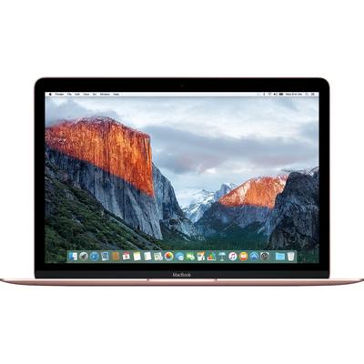 Laptop Apple 12" New MacBook 12, Skylake Core M 1.1GHz, 8GB, 256GB SSD, GMA HD 515, Mac OS X El Capitan, RO keyboard, Rose Gold