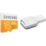 Card de Memorie Samsung Micro SDHC EVO UHS-I Clasa 10 16GB + Card Reader USB 2.0