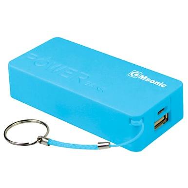 Vakoss Msonic, 5000 mAh, 1x USB, albastru