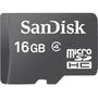 Card de Memorie SanDisk Micro SDHC 16GB Class 4 + Adaptor SD