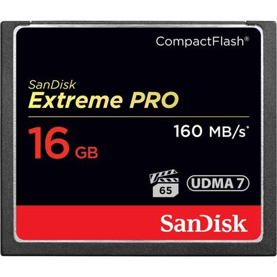Card de Memorie SanDisk CompactFlash Extreme PRO 16GB VPG-65 160 MB/s