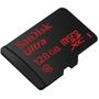 Card de Memorie SanDisk Micro SDXC Ultra 128GB UHS-I Class 10 80 MB/s + Adaptor SD