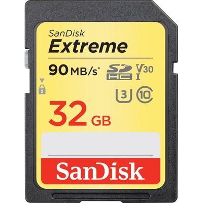 Card de Memorie SanDisk SDHC Extreme 32GB UHS-I U3 Class 10 V30