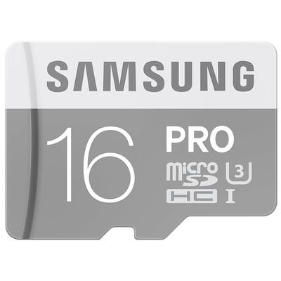 Card de Memorie Samsung Micro SDHC PRO UHS-I U3 16GB Clasa 10 + Adaptor SD