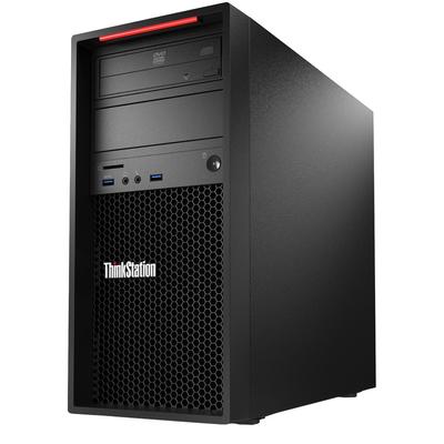 Sistem desktop Lenovo ThinkStation P300 Tower, Procesor Intel Xeon E3-1226 v3 3.3GHz Haswell, 8GB DDR3, 1TB + 8GB SSH, GMA HD P4600, Win 7 Pro + Win 8.1 Pro