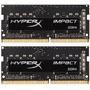 Memorie Laptop HyperX Impact, 16GB, DDR4, 2400MHz, CL14, 1.2v, Dual Channel Kit