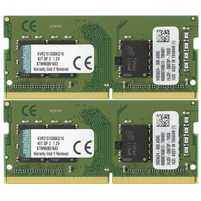 Memorie Laptop Kingston ValueRAM, 16GB, DDR4, 2133MHz, CL15, 1.2v, Single Ranked, Dual Channel Kit