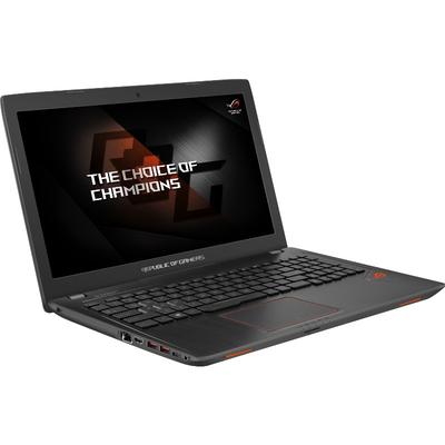 Laptop Asus Gaming 15.6 ROG GL553VE, FHD, Procesor Intel Core i7-7700HQ (6M Cache, up to 3.80 GHz), 8GB DDR4, 1TB, GeForce GTX 1050 Ti 4GB, Win 10 Home, Black