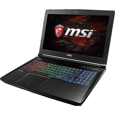 Laptop MSI Gaming 15.6 GT62VR 7RD Dominator, FHD IPS, Procesor Intel Core i7-7700HQ (6M Cache, up to 3.80 GHz), 16GB DDR4, 1TB 7200 RPM + 256GB SSD, GeForce GTX 1060 6GB, Win 10 Home, Black