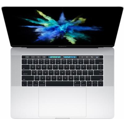 Laptop Apple 15.4 New MacBook Pro 15 Retina with Touch Bar, Skylake i7 2.6GHz, 16GB, 512GB SSD, Radeon Pro 460 4GB, Mac OS Sierra, Silver, ENG keyboard
